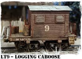 Sierra West LT9 HOn3 Limited Run Log Car Logging Caboose Kit – Trainz