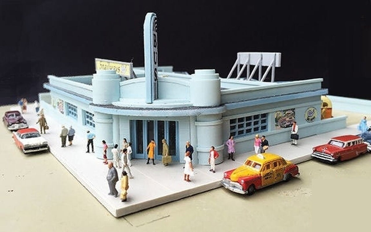 Lunde Studios 12 N Snailways Bus Depot Building Kit