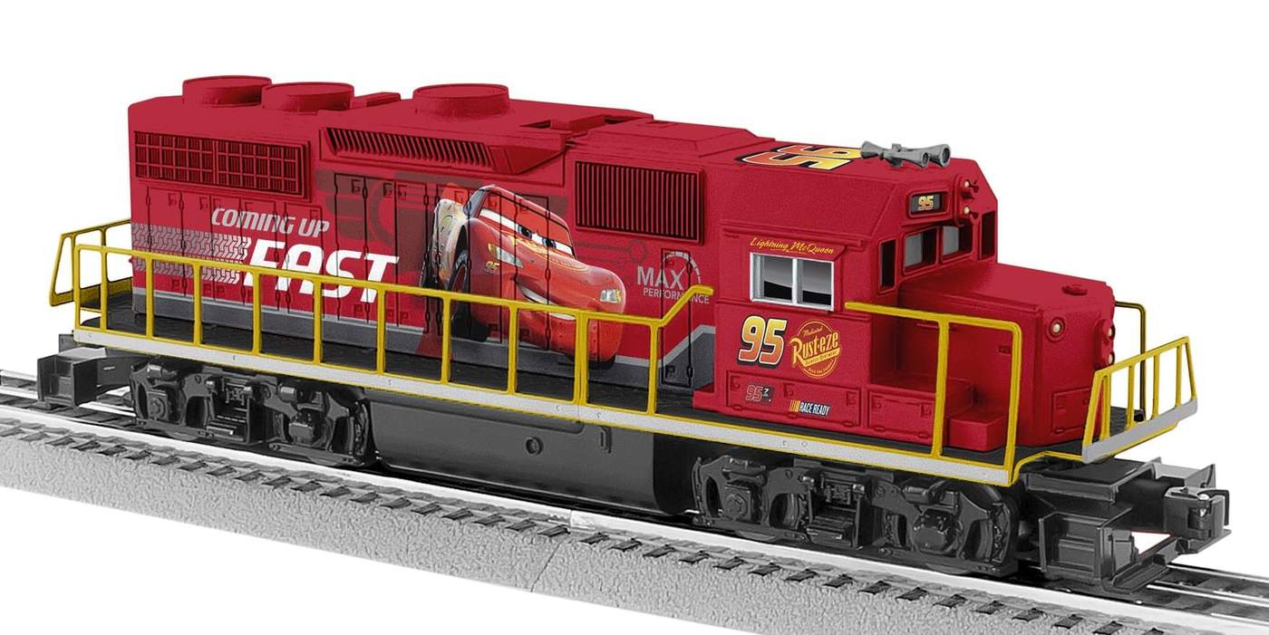 Lionel 2034220 O Lightning McQueen LionCheif GP38 Diesel Locomotive #95