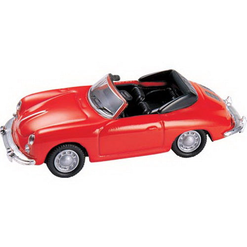 Model Power 19180 1:87 HO Minis Red Porsche 356B Cabrio 1959
