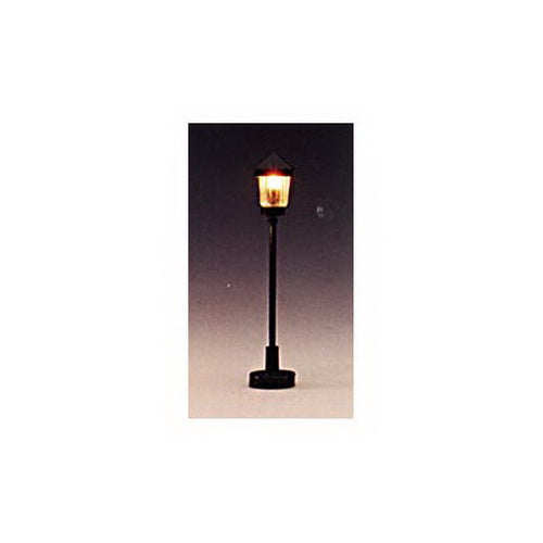 Model Power 499 HO Square Lamp Post Brass Handcraft Lighted (Pack of 3)