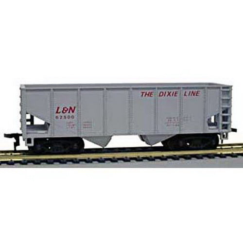 Model Power 98060 HO Dixie Line Bay 36' 2-Bay Covered Hopper W/Knuckle Couplers