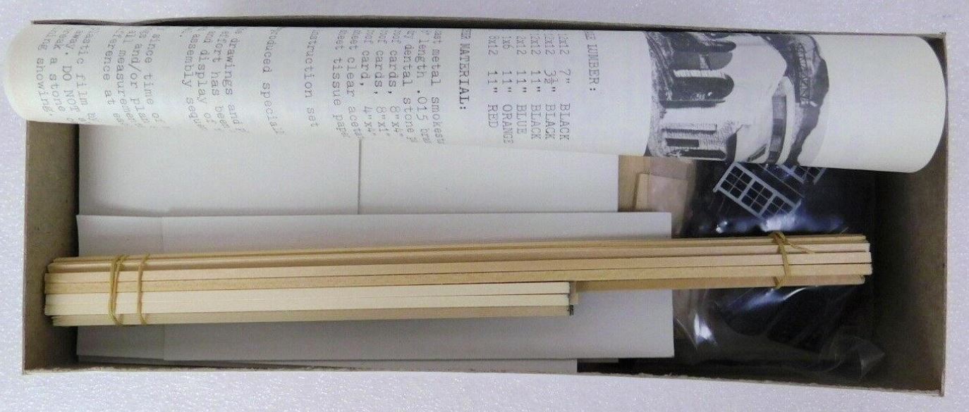 Model Masterpieces 119 HO 2-Stall Stone Engine House Kit