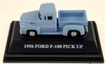Motor Max 8010 1:87 Fresh Cherries Light Blue 1956 Ford F-100 Pick Up Truck