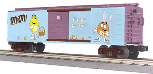 MTH 30-74596 O Gauge M&M's Easter Boxcar