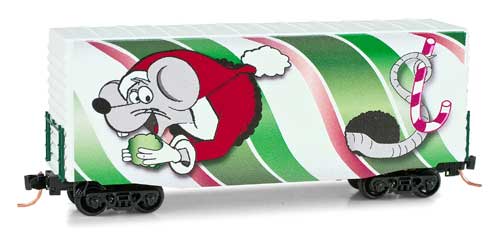 Micro-Trains 10100730 N Micro Mouse 40' Single Door Hi-Cube Boxcar #2013
