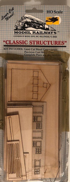Model Railways 1002 HO Motor Car Shed / Blacksith Shop Kit