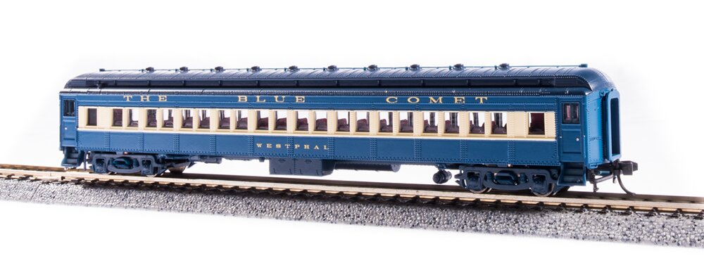 Broadway Limited 6528 N CNJ The Blue Comet 80' Passenger Coach