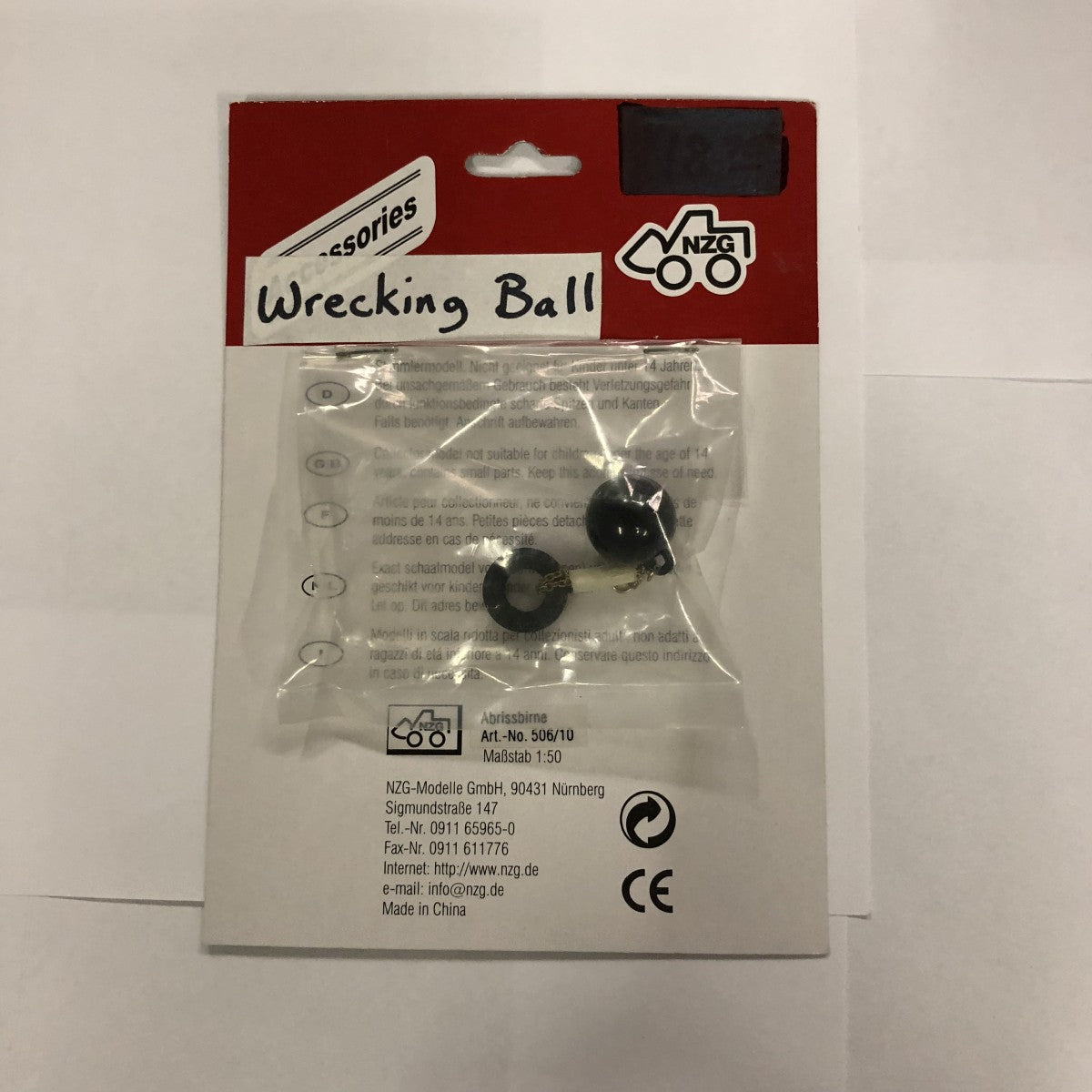NZG 506-10 Wrecking Ball