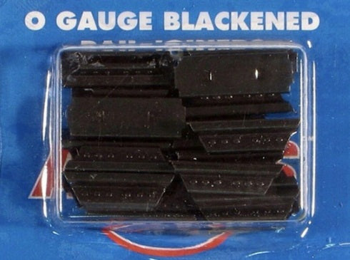 Atlas 6092 O Gauge Blackened Rail Track Joiners (Pack of 16)