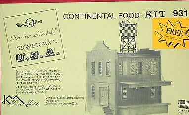 Korber 931 O Scale Continental Building Kit