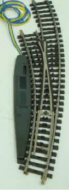 Marklin 2267 HO K Track Solenoid Operated Curved Left Hand Switch Turnout