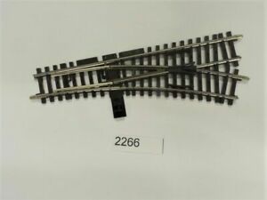 Marklin 2266 HO 6-5/8" 22° K Track Right Hand Manual Switch Turnout