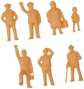 Model Power 6172 O Scale Unpainted Figure (Set of 36)