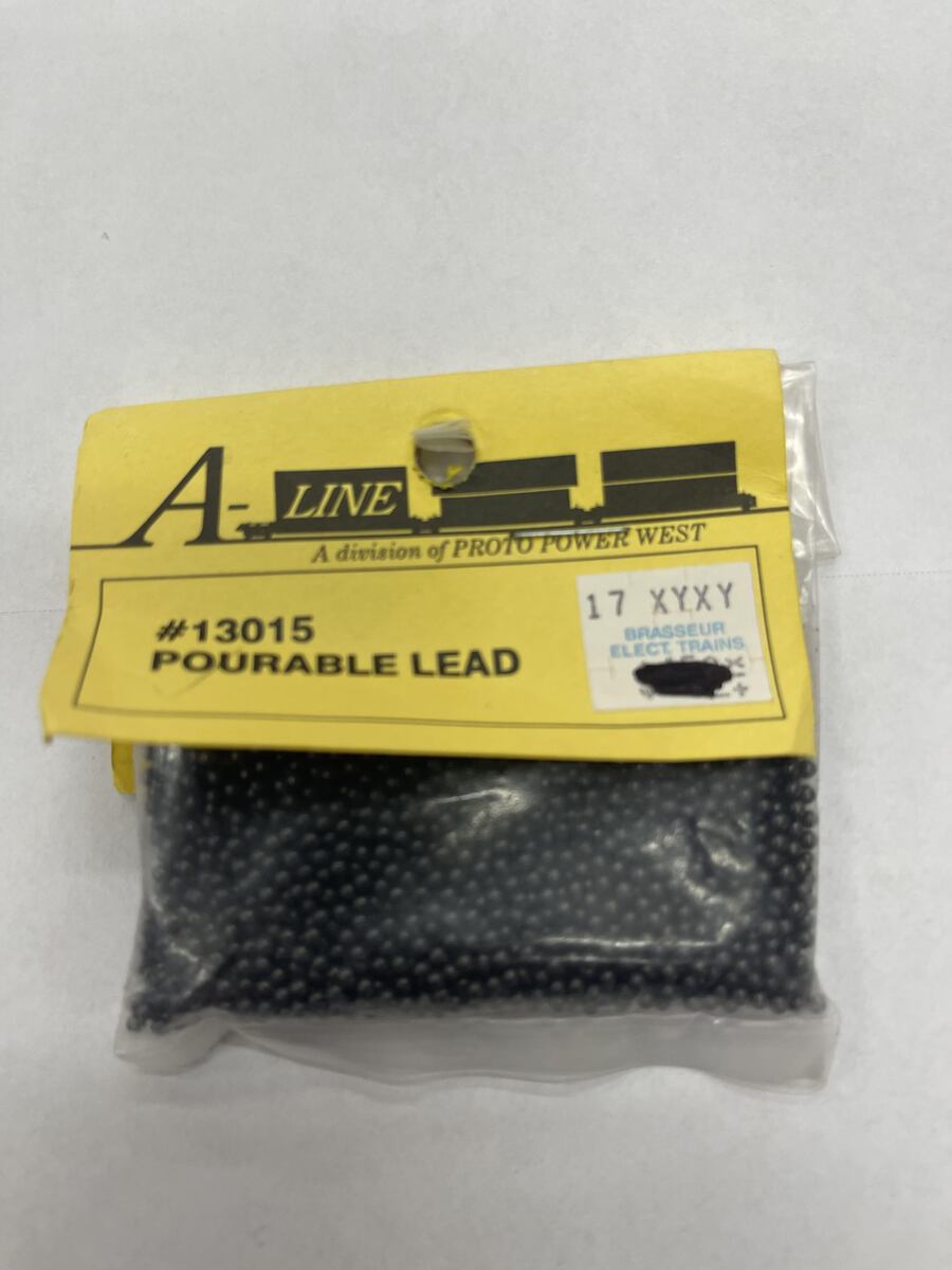 A-Line 13015 HO Scale Pourable Lead Balls Weight (Beads) for Freight Cars 6 Oz.