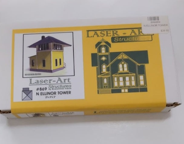 Branchline Trains 869 N Scale Branchline 869 Ellinor Tower Laser-Art Kit