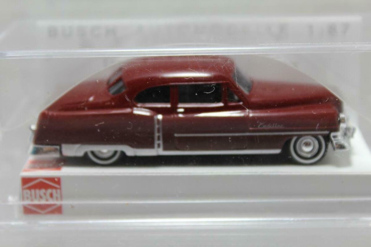 Busch 43416 1:87 HO 1952 Cadillac Limousine Maroon
