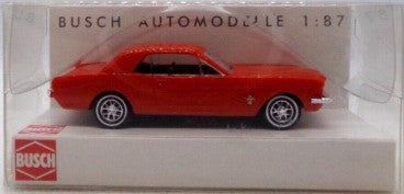 Busch 47550 1:87 Red Ford Mustang 1964