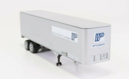 Con-Cor 0004-008141 HO Western Pacific Transport 40'Dry Van Trailer (Pack of 2)