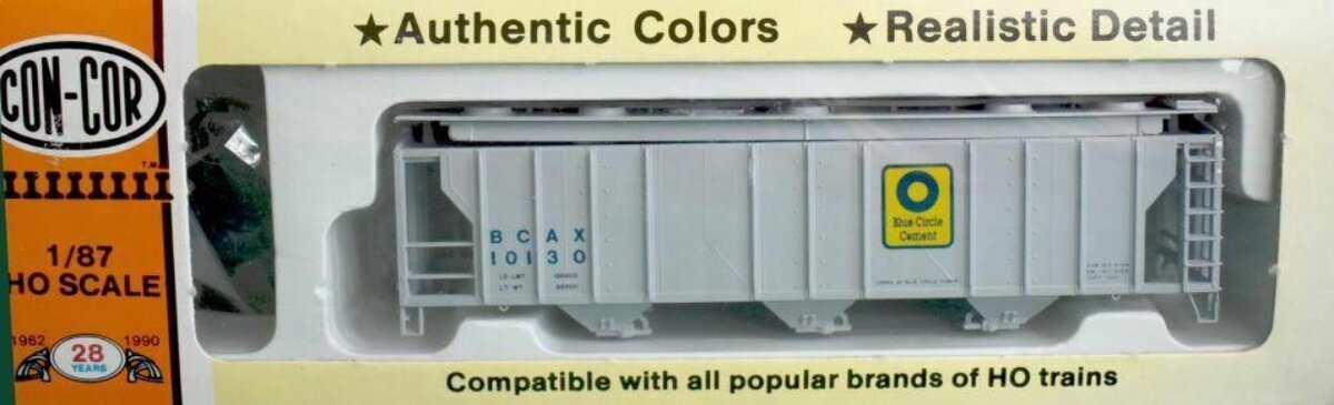 Con-Cor 907 HO Blue Circle Cement PS-2 Covered Hopper NMRA 1995 National Con