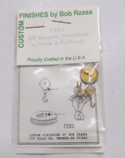 Custom Finishing 7283 HO Maintenance-of-Way Work Train Hook & Electromagnets