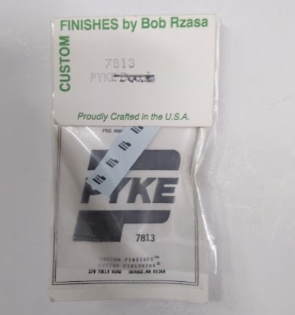 Custom Finishing 7813 HO Decal Set For Pyke On-Track Brush Cutter