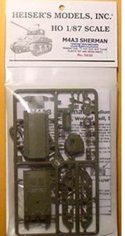 Heiser's Models 2340 HO M4A3 Sherman Tank W/75MM Gun Turret
