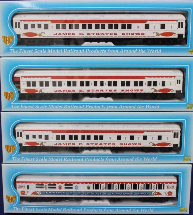IHC 49750 HO James E. Strates Show Diner/2 Sleeper & Observation Car (Pack of 4)