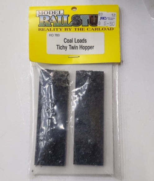 Model Railstuff 780 Model Railstuff 506-780 Coal Loads Tichy Twin Hopper