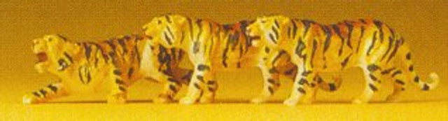 Preiser 20380 HO Animals - Tigers Figures (Set of 3)