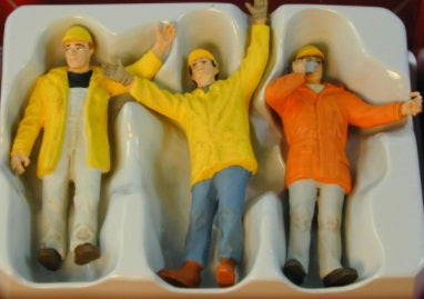 Preiser 63095 G Railroad Workers Figures (Set of 3)