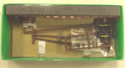 Bowser 55957 HO Lehigh Valley F-30a Flat Car W/Knuckle Couplers Kit