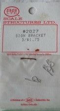 Scale Structures 2027 HO Scale Sign Bracket