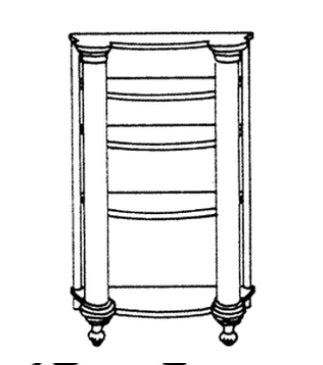 Scale Structures 5183 China Cabinet Kit