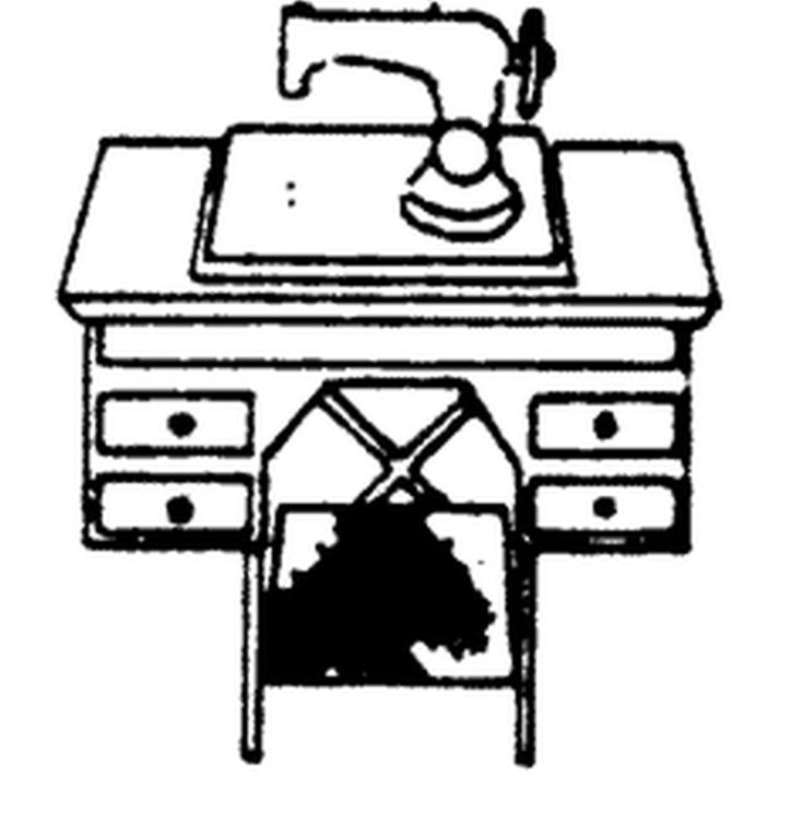 Scale Structures 5187 Sewing Machine