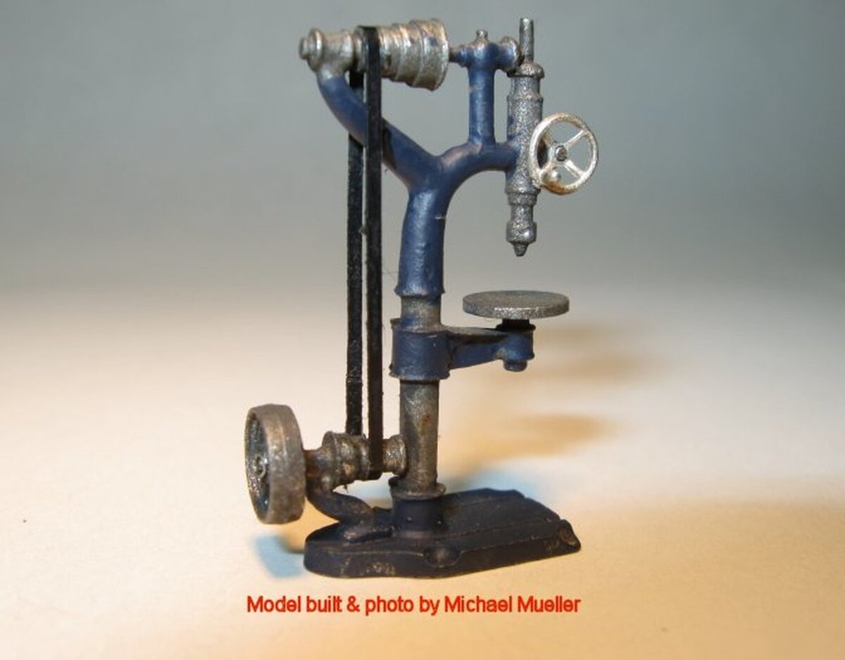 Scale Structures 9108 HO Barnes Drill Press Kit Nevada Car&Foundry WKs