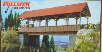 Vollmer 2515 HO Covered Bridge Kit
