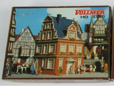 Vollmer 3745 HO Scale Period Office Downtown Building Plastic Kit