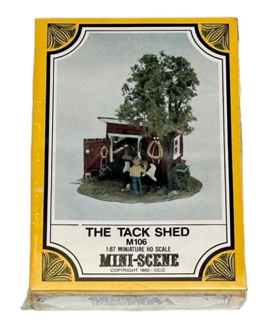 Woodland Scenics M106 HO Mini-Scene The Tack Shed Building Kit