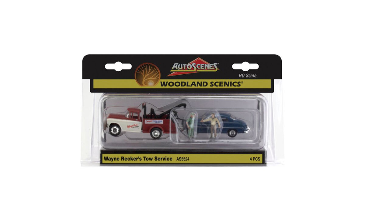 Woodland Scenics AS5524 HO AutoScenes Wayne Recker's Tow Service