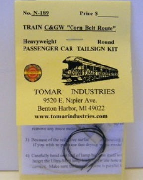Tomar Industries 189 C&GW "Corn Belt Route" Drumhead