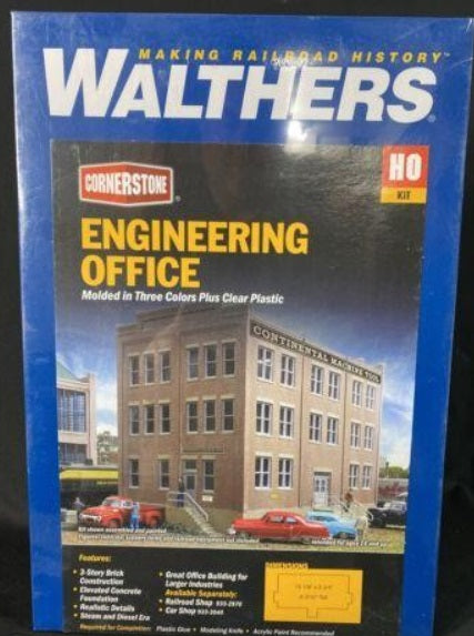 Walthers 933-2967 HO Cornerstone Series Engineering Office