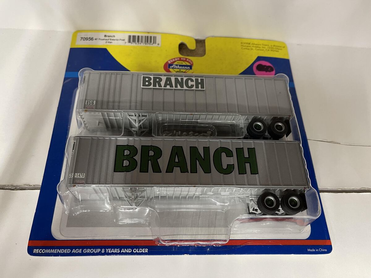 Athearn 70956 HO Branch 40' Exterior Post Trailer - RTR #2