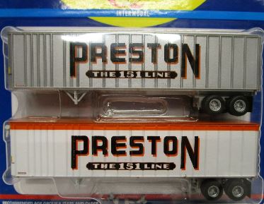 Athearn 70960 HO Preston 40' Exterior Post Trailer - RTR (Set of 2)