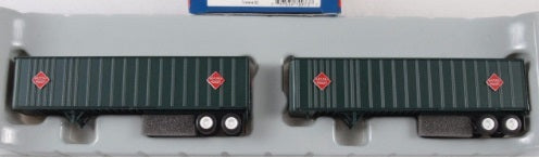 Athearn 70973 HO Railway Express Agency 40' Exterior Post Z-Van Trailer (Pack 2)