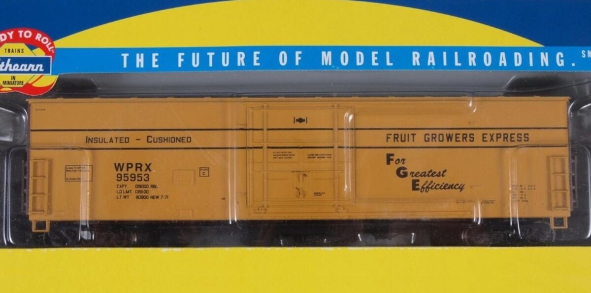 Athearn 91250 HO Western Pacific RTR 50' PD Superior Door Boxcar #95953