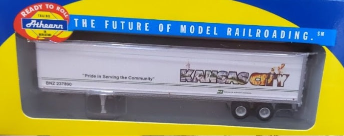Athearn 93229 HO BN 45' Kansas City Trailer #BNZ 237890