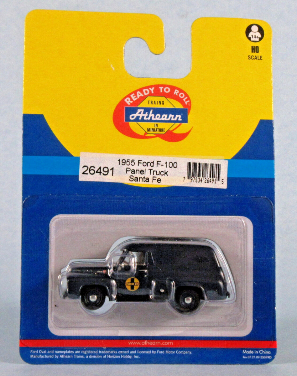 Athearn 26491 HO Santa Fe 1955 Ford F-100 Panel Truck