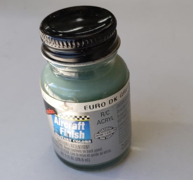 Pactra 5928 European Dark Green Acrylic Paint 1 oz Aircraft Finish