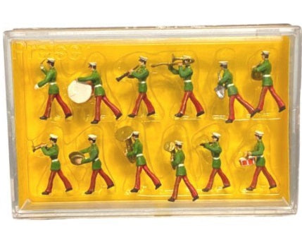 Preiser 0615 HO Marching Band Figures (Set of 12)